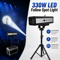Projecteur LED 330W 23 °   Projecteur Beam 30M DMX512 à activation sonore IP20 CE avec lentille asphérique pour mariages, scènes, concerts et théâtres