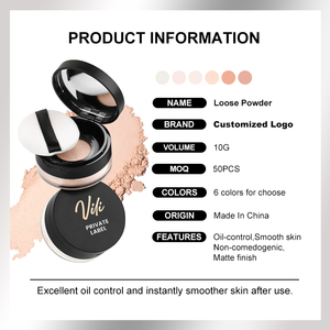 Polvo Compacto de Maquillaje al por Mayor, Polvo de Pigmento Sólido Nude Cromado, Corrector, Polvo Fijador de Maquillaje de Larga Duración - Product Image 5