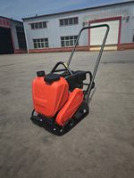 Compacteur vibrant à essence de type Husqvarna en promotion pour la construction routière – Plaque vibrante pour compacter le sol