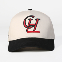 Gorra de Béisbol Personalizada de 5 Paneles, 100% Algodón, Bicolor, para Hombre, con Logotipo Bordado Goras Dad Hat