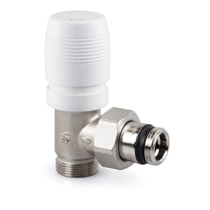 Valvola Angolare Termostatica Manuale Serie ITALIA per Tubi Multistrato in Rame 1/2\" X 1/2\" Struttura a Sfera per Connessione Gas - Product Image 2