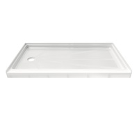 Ventes directes Stone Floor Bac à douche profond pour salle de bain Base de douche en acrylique pour salle de douche
