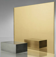 Panneaux de revêtement muraux en aluminium, panneau Composite en aluminium, noir, argent, or
