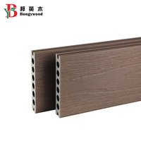 Nouveau design Co Extrusion Bois Plastique Composite Terrasse WPC Plancher de terrasse Extérieur WPC Terrasse