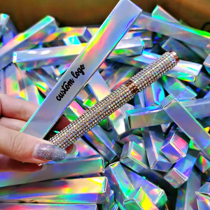 Crayons Eyeliner Adhésifs Personnalisés Étanche Diamant Néon Eyeliner Stylo à Colle Marque Privée Liquide Outil de Beauté des Cils - Product Image 4