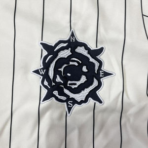 Camiseta de Béisbol a Rayas para Adultos, Personalizable con Logotipo de Equipo y Diseño de Impresión por Transferencia de Calor, Color Sólido, Ropa Deportiva Lisa, Tallas Grandes, Protección Anti-UV - Product Image 5