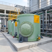 Réservoir sous pression en PRV résistant à la corrosion Lanzhi pour le traitement des eaux industrielles, haute résistance pour le stockage de produits chimiques