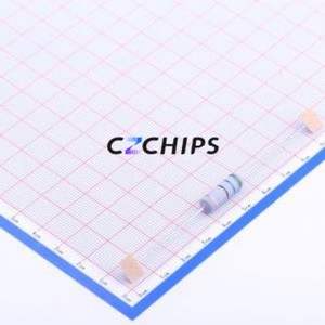 Résistance à travers le circuit MOF5WS-56ohm 5% T, composant à travers le circuit (THT), D6xL17.5mm, film d'oxyde métallique 56Ohm 500V - Product Image 2