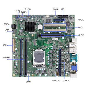JWIPC إنتل LGA1151 الجنرال 6th 7th 8th 9th 2DDR4 32GB المزدوج منفذ إيثرنت جيجابايت H110 ATX اللوحة الصناعية - Product Image 5
