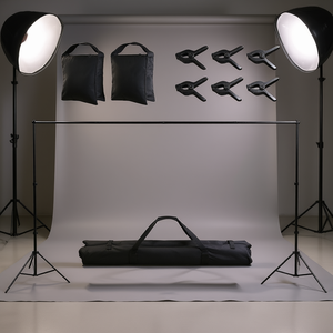 Support de fond de scène photo réglable de 3 m avec sac de transport pour séances photo - Product Image 2