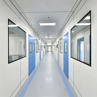 Automatische Hermetische Schiebetür für Reinräume, Luftdichte Reinraumtür für Krankenhaus-Operationssäle mit Sensor