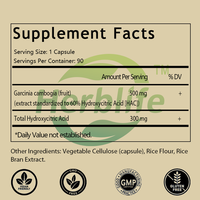 Cápsulas de Garcinia Cambogia OEM/ODM, Gran Venta, Apoyo Natural para Hábitos Alimenticios y Energía - Vegano, Sin OMG, Sin Gluten