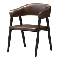 Chaise de salle à manger de style industriel canapé de stand de bar commercial canapé thème restaurant table et chaise combinaison