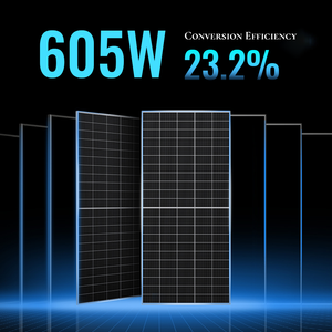 Panel Solar <span class=keywords><strong>JASOLAR</strong></span> de 580W 590W 600W de Media Celda, Módulo Fotovoltaico Topcon de Doble Vidrio para Uso Comercial y Agrícola en Exteriores - Product Image 3