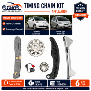 Nuevo Kit de Cadena de Distribución de Acero Aleado de 6 Piezas para IQ <span class=keywords><strong>Aygo</strong></span>, Vitz, Passo, Peugeot 107, Citroën C1 1.0L 1KR 12V DOHC L3 2005-2008 OE - Product Image 3