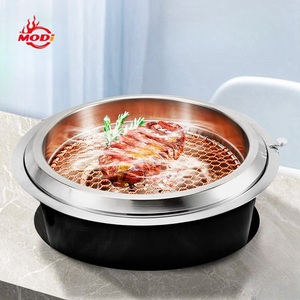 Modi compra comercial construido en parrillas de <span class=keywords><strong>barbacoa</strong></span> coreanas mesa de estufa de <span class=keywords><strong>barbacoa</strong></span> de carbón en restaurante a la venta - Product Image 5