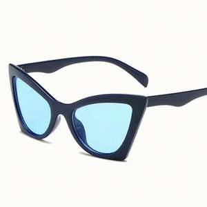 Lunettes de soleil œil de chat rétro vintage mignonnes et sexy 2020, monture rouge, jaune, noire, protection UV400 pour femmes - Product Image 5