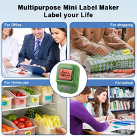 Mini impresora térmica portátil de 20-50mm, Bluetooth, código de barras, multifuncional, fabricante de etiquetas de precios, Android iOS