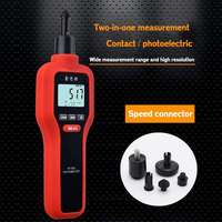 Tachometer motor elektrik lift mekanik Digital Universal industri portabel 2 ~ 99999 RPM 2 ~ 20,000 RPM lima layar LCD