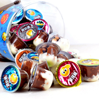 Prix usine en gros Star Cup 1000g petite tasse chocolat tasse Sandwich Biscuit baril collations pour enfants