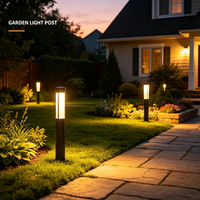 Lampadaire extérieur à LED alimenté par courant alternatif, étanche IP65, pour jardin, allée, patio, parc, décoration paysagère