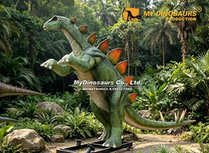 Statue de dinosaure grandeur nature animée du monde des dinosaures jurassiques - Product Image 2