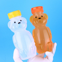 Tasses de paille d'ours de miel, bouteille d'ours de jus tasse à boire longues pailles bouteilles de Sippy de thérapie de 8 onces pour l'entraînement de la parole et de l'alimentation