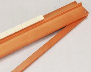 Supports de Mahjong en Bois Rainuré de Style Américain Moderne et Luxueux, 18 et 9 Pouces, Écologiques et Portables pour la Maison et l'Utilisation Quotidienne - Product Image 5
