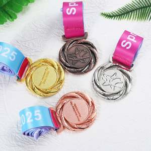 Medallas de Premios Primavera 2025, 4 Colores, Grabado 3D, Copa Académica, Medallas de Gimnasia, Medallas Deportivas con Corte Hueco, Medallas de Premio Personalizadas de Fábrica - Product Image 4