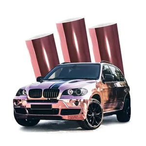 BKE brillant métallique Chrome couleur changeante Auto Vinil autocollant Film vinyle emballage feuille papier voiture vinyle <span class=keywords><strong>Wrap</strong></span> pour véhicule