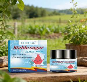 Crème de Santé Stable au Sucre, Extrait Herbal, Formulation Scientifique, 20g, Usage Externe pour le Soin du <span class=keywords><strong>Glucose</strong></span> Sanguin Corporel - Product Image 3