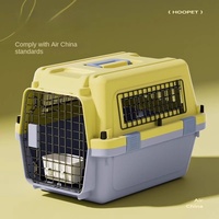 Transportín para Mascotas de Material PP Aprobado por Aerolíneas, para Gatos y Perros, Jaula Portátil Segura para Automóvil con Capacidad Superior a 7 kg, Carga Superior para Viajes