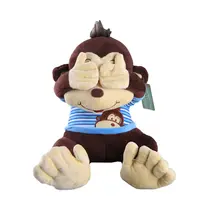 Nuovo tipo regalo di laurea peluche farcito scimmia giocattoli benda scimmia peluche per bambino