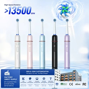Nuevo Cepillo de Dientes Eléctrico Recargable de Alta Gama, Resistente al Agua IPX7, con LED, 5 Modos de Limpieza, Rotación-Oscilación, para Adultos, Ideal para Viajes - Product Image 1