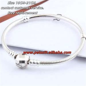 Bijoux pour femmes, bracelet original Pulsera, cadeau d'anniversaire, 100% argent sterling S925, haute qualité, bracelet à breloques classique dora - Product Image 3