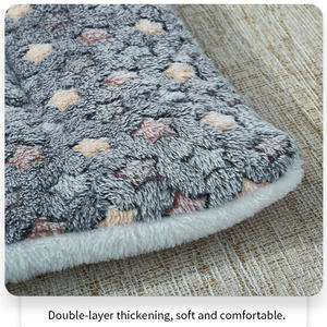 Açık seyahat toptan tasarımcı özel Logo uyku büyük XL yumuşak pazen pamuk ped Pet köpek kedi yatakları battaniye - Product Image 2