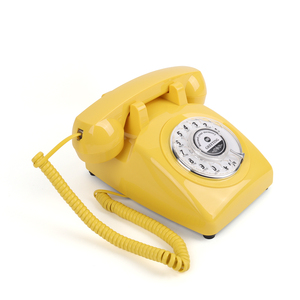 <span class=keywords><strong>Téléphone</strong></span> <span class=keywords><strong>fixe</strong></span> rétro ABS, <span class=keywords><strong>téléphone</strong></span> à cadran rotatif, <span class=keywords><strong>téléphone</strong></span> filaire vintage pour la maison ou le bureau - Product Image 3