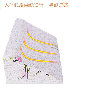 Almohada de esponja en forma de R para enfermería, 50x25x15cm, de bambú, reutilizable, para masaje y volteo, almohada antiescaras - Product Image 5