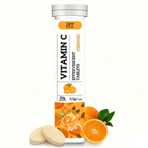 OEM <strong>1000mg</strong> <strong>Vitamin</strong> <strong>C</strong> Effervescent Tablets Sugar-Free Orange Flavor with Zinc Energy Boost and Immune Support <strong>Vitamins</strong> - Product Image 2