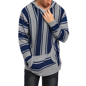 Sudadera con capucha mexicana personalizada a rayas para hombre - Product Image 5