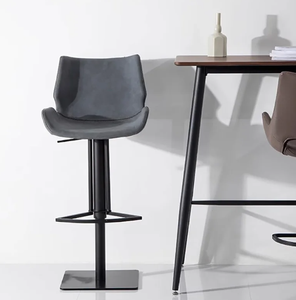 2025 <span class=keywords><strong>tabouret</strong></span> <span class=keywords><strong>de</strong></span> <span class=keywords><strong>bar</strong></span> commercial <span class=keywords><strong>de</strong></span> style moderne en cuir PU noir rembourré avec fonction réglable pour meubles <span class=keywords><strong>de</strong></span> boîte <span class=keywords><strong>de</strong></span> nuit - Product Image 1