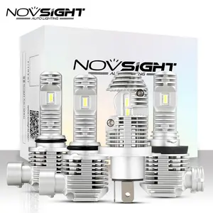  Novsight A500-N36 12000ルーメンファンレスカーオートバイトラックhb49005 9006 H4 h7h11プロジェクターHi/LOビームLEDヘッドライト電球