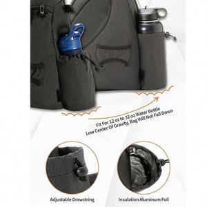 Sac de golf en toile BSCI Factory, sac à bandoulière pour le golf de disque, capacité 8-10 disques, sac bandoulière, vente en gros - Product Image 5