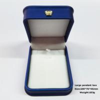 Hochwertige Schmuck-Geschenkbox Handgefertigte Leder-Schmuckschatulle mit Individuellem Logo Schmuckkästchen für Ring Ohrringe Armband Halskette Verpackung