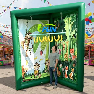 <span class=keywords><strong>Jeu</strong></span> interactif de capture de bananes en PVC durable, gonflable, sur le thème de la <span class=keywords><strong>jungle</strong></span> et du <span class=keywords><strong>safari</strong></span>, <span class=keywords><strong>jeu</strong></span> sportif de carnaval pour le team building d'entreprise - Product Image 1