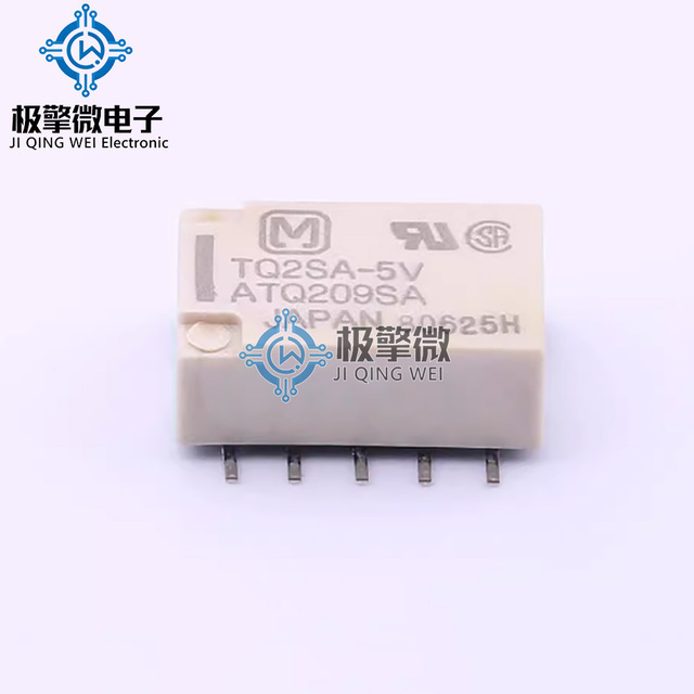 JQW TQ2SA-5V SMD 10-pin DC5V Dual-open Dual-closed Monostable signal Relay Dual-coil Magnetic Holding Brand New Original Chip