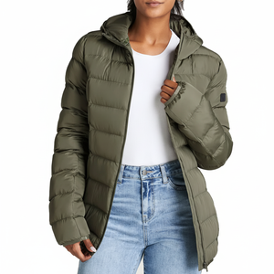 Outdoor Wear Latest Price Women Bubble <b>Jacket</b> <b>Cheap</b> Design Long Women <b>Puffer</b> <b>Jacket</b> With Printing Logo - Product Image 1