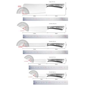 Juego de <span class=keywords><strong>Cuchillos</strong></span> de Cocina de Acero Inoxidable Serie 3Cr, Suministro Directo de Fábrica, <span class=keywords><strong>Cuchillos</strong></span> para Cortar Carne, Modelo con Hoja de 17 cm - Product Image 4