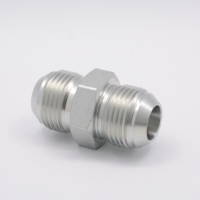 Nouveaux raccords de tuyaux hydrauliques en acier au carbone de haute qualité, zingués, mâles, à joint conique 37°, JIC SAE Flare, JIC vers JIC 1J