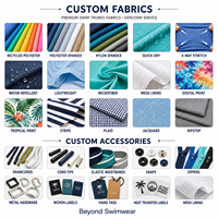 Shorts de Baño Personalizados Ecológicos para Hombre, Talla Grande, Estampado Floral, Secado Rápido, para Playa